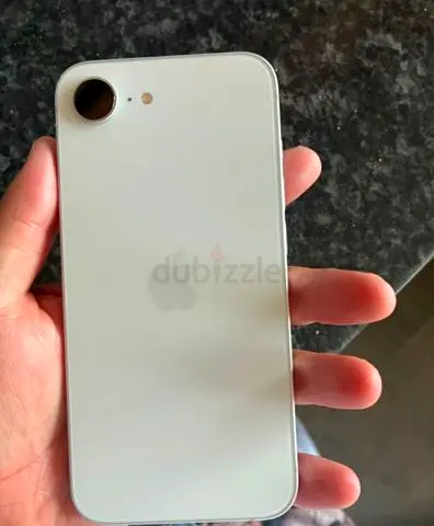 White Apple iPhone 16E with box and Apple Care+ till April 2027