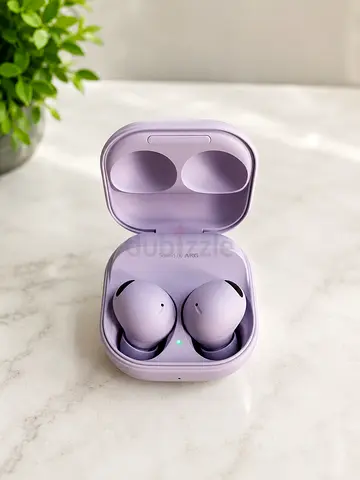 Samsung Galaxy Buds2 Charging Case - Lavender (Original) - Good Condition