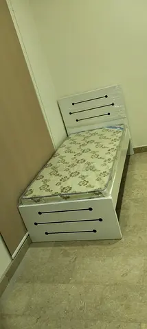 Single bed with mattress available