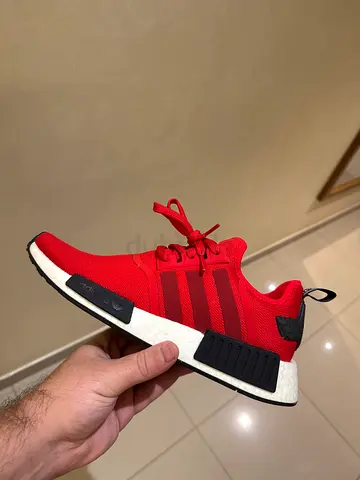 Red Adidas NMD R1 Sneakers - Mens brand new
