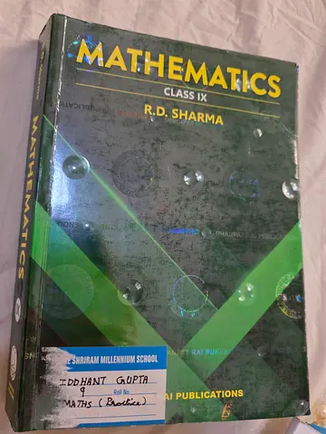 Grade 9 maths R D sharma