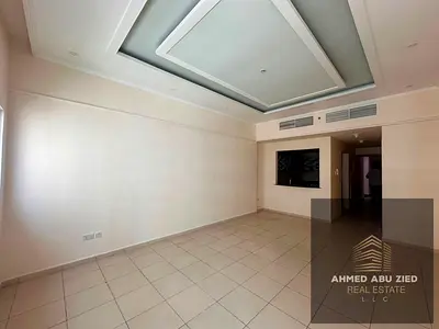 1BR hall for annual rent in Ajman One Towers, prime spot near Ajman Corniche, above Al Amour & Bab