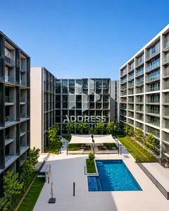 1-Bedroom Apartment for Sale in Nasaq 4, Aljada | Pool View | AED 850,000