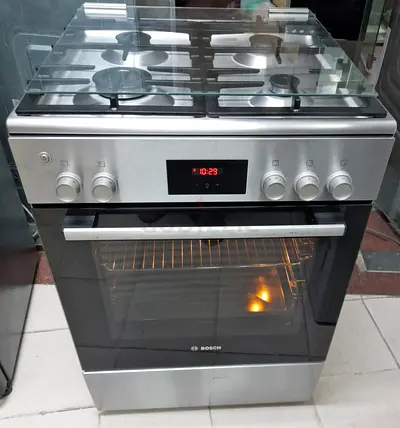 Bosch New model 4 Burner Full Gas Cooker Range. Size 60×60Cm