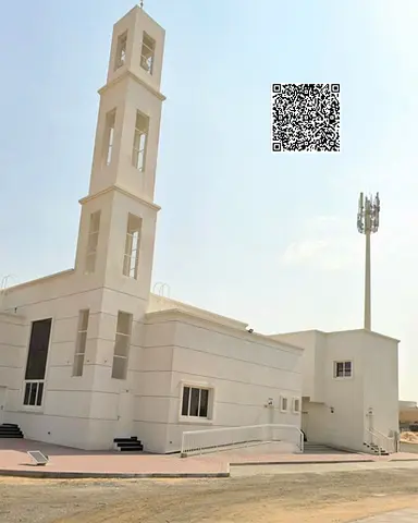 The second row of the main street / corner land / 100% free ownership / strategic location near all public services and the mosque