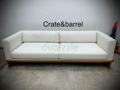 Perfect condition crate&barrel 3 seater sofa
