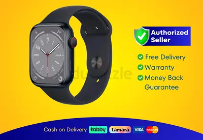 Apple Watch Series 8 Aluminum - 41mm - WiFi - Midnight | Brand New |  Warranty | FREE  Delivery