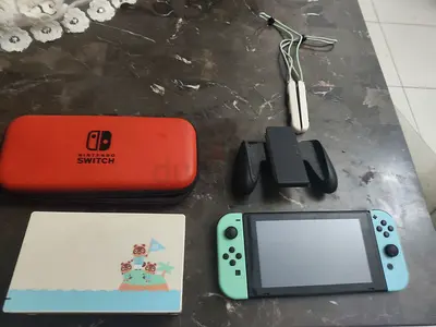 Animal crossing Nintendo switch with accessories