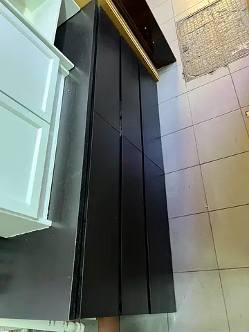 Sleek Dark Brown Chest of 6 Drawers