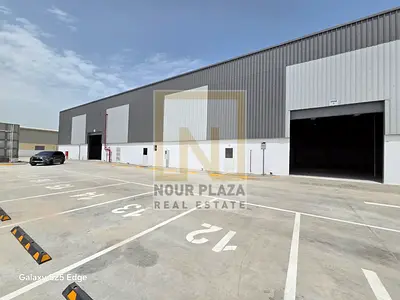 LARGE SPACIOUS WAREHOUSES FOR RENT IN THE HEART OF ABU DHABI WITH OPEN LAND