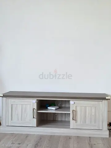 Light Wood TV Cabinet / Entertainment Unit with Storage