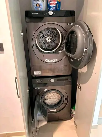 Samsung Stackable Washer and Dryer Set - Good Working Condition