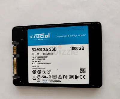 2.5 CRUCIAL SSD 1TB