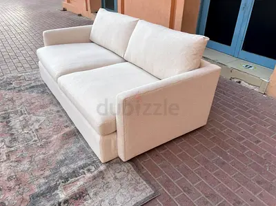 Crate&Barrel Lounge Deep feather filled Sofa Beige