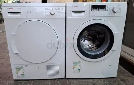 Bosch brand washer and dryer set like new condition perfect working