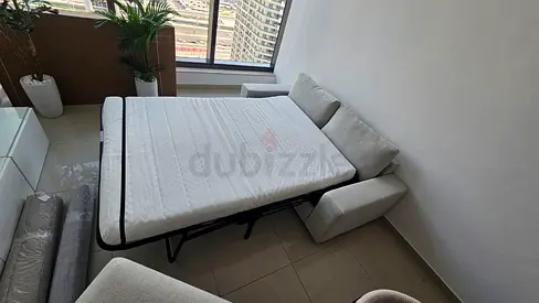IKEA vimle Two Seater Sofa Bed Beige