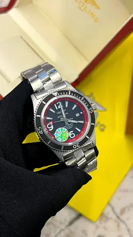 Breitling stainless steel men's wristwatch - automatic,