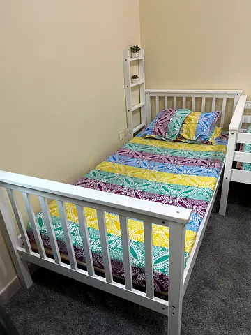 White Wooden Bunk Bed – Converts to 2 Single Beds
