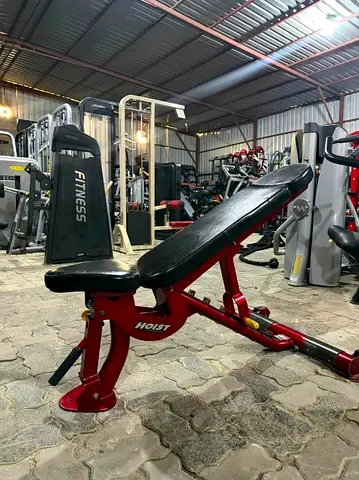 Hoist Adjustable Incline/Decline Weight Bench - Solid Gym Bench
