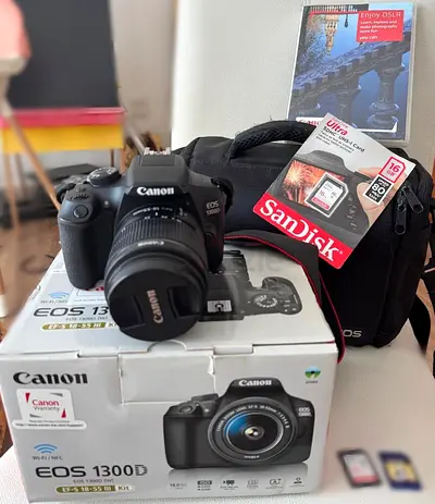 Canon 1300D Camera - Complete Set