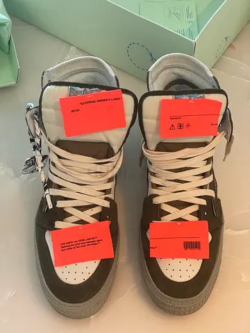 Off white c/o Virgil Abloh Excellent condition like new - high-top sneakers — men's size 42