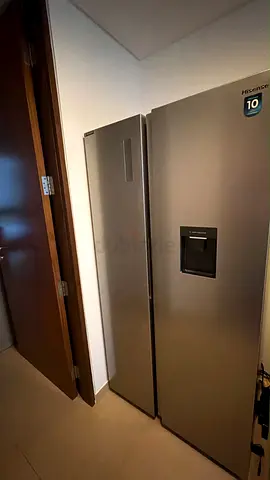 Samsung Side-by-Side Refrigerator with Water Dispenser - Stainless Steel