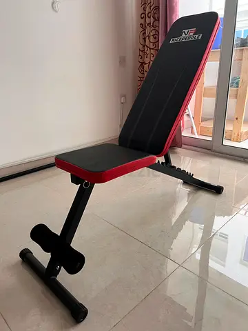 Adjustable Dumbbell Set + Workout Bench – Like New