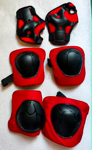 Protective Gear Set, 6pcs Adjustable Wrist Guards Protective Gear Kit for Roller Skating Skateboard