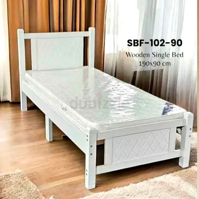 Single bed with mattress available
