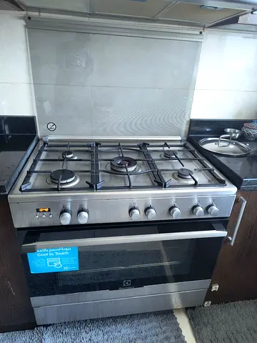 Electrolux 90x60 Gas Cooker with Multifunction Electric Oven (Model: EKK925A0OX)