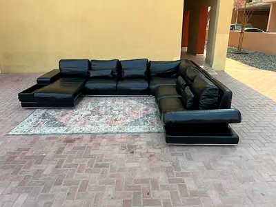 Big U shape Sofa marina home real leather