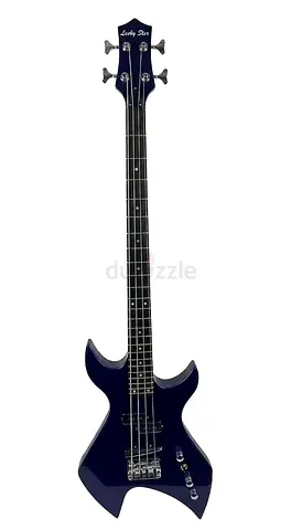 Lucky Star 4 String Bass Guitar - Blue