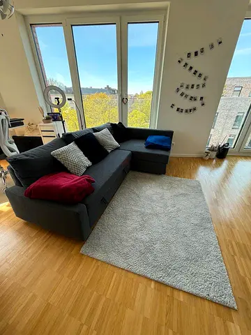 L shape sofa bed with storage