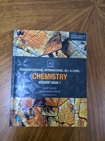 Edexcel IAL Chemistry book 1 - 80 dhs