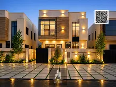 Modern villa for sale, ground floor and first floor, including registration and ownership fees. Free