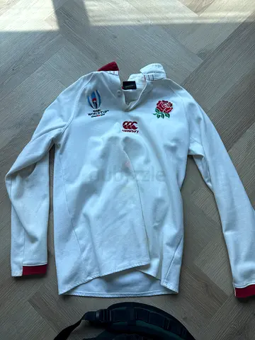 White England Rugby Long Sleeve Jersey - Size 14 yrs