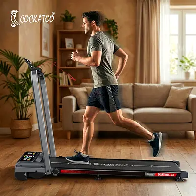 Cockatoo Smartwalk 2AH Foldable Treadmill for Home Use