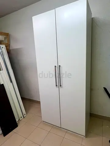 IKEA white two-door wardrobe / storage cabinet - good condition
