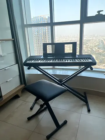Yamaha PSR-E383 Keyboard Bundle (UNUSED / Open Box) + Stand & Bench!