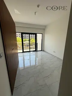 Studio Apartment | Azizi Beach Oasis | Balcony Park View