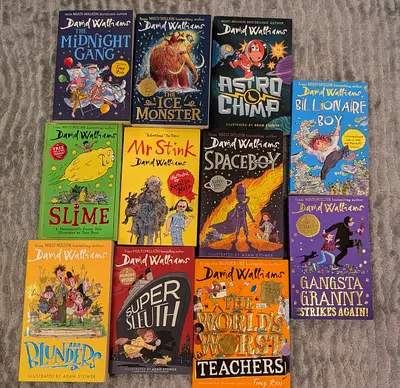 Collection of 11 David Walliams Children's Books