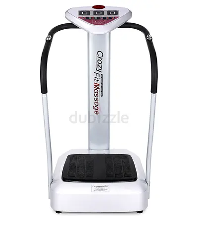 Crazy Fit Massager Whole Body Vibration Exercise Machine with Wide Anti-Slip Platform, Adjustable Ma