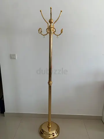 Vintage Style Solid Brass Coat Hanger Rack