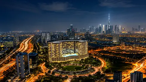 100%Real Price)High Floor/Creek&Burj View/1Min to Metro