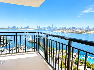 Luxury 3BR | Burj Khalifa & Sea View | High Floor