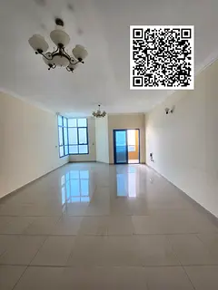 Fully Sea View Big Size 3 Bedroom Hall Apartment For Rent in Al Khor Towers Ajman