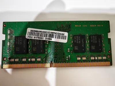 8GB DDR3L SODIMM Laptop RAM (FRU: 01FR301)