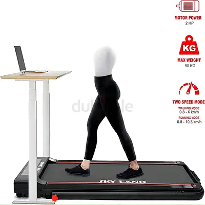 Sky Land Under Desk Treadmill 2HP Motor 90kg Capacity