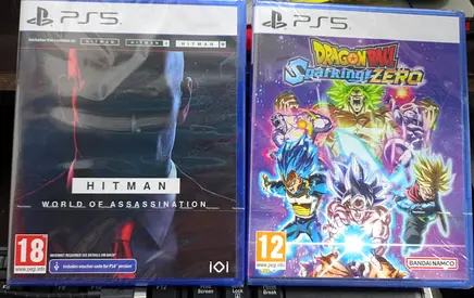 PS5 Games: Hitman World of Assassination & Dragon Ball Sparking! ZERO (Physical)