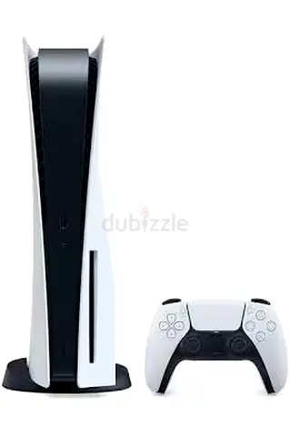 Sony PlayStation 5 Console with DualSense Controller - Good Condition with 5 games